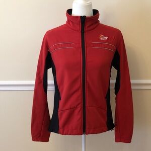 Lowe Alpine Women’s Softshell Jacket Red with Black Size Medium